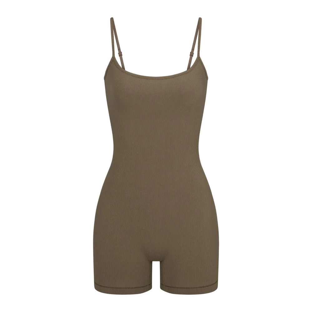 Army Green Soft Lounge Scoop Onesie